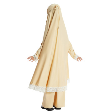 Premium Muslim Girls' Hijab, Skirts, and Abaya Sets for Children