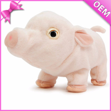 18cm Standing Size Plush Cute Pig Toy, Stuffed Plush Pink Pig Toy, Mini Pink Pig Push Toy