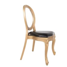 Black and Gold Pop Rental Banquet Chairs for Wedding and Event Parties