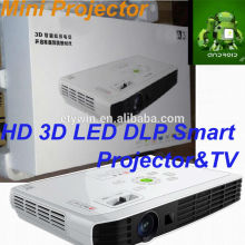 1000Lumens mini led projector built-in TV full hd 3d led projector for mini projector smart and led projector