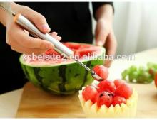 CY035 Creative Multifunstional Melon Scooper Ball Maker Fruit Carving Knife Stainless Fruit Cutter Melon Tomato Tool