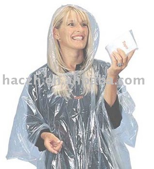 Disposable PE poncho