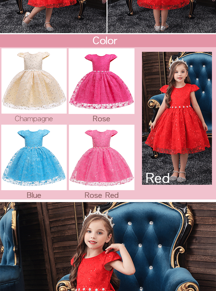 Cheap New Model 2 Year Old Kids Party Flower Girl Dress