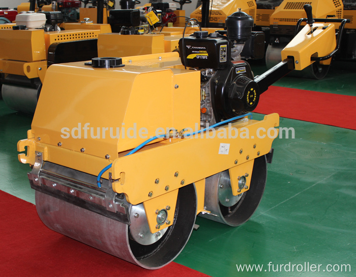 550kg Pedestrian Tandem Drum Vibratory Roller (FYLJ-S600C)