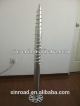 ground screw pipe, screw pipe fitting, ground screw anchor