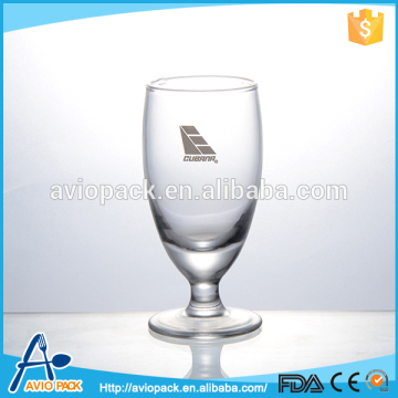 Good quality clear glass water cup for inflight