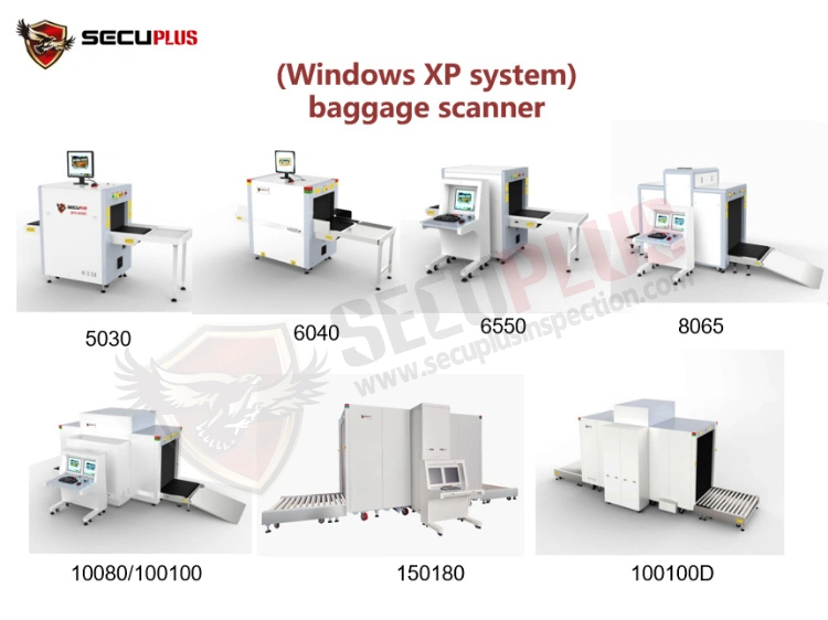 Security X ray Baggage Scanner and X-ray Hand Bag Inspection Equipment SPX-6550