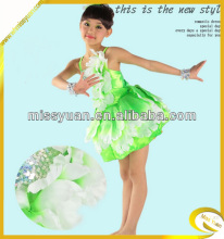 Hot sale fashion stage salsa dance dresses chinese kids