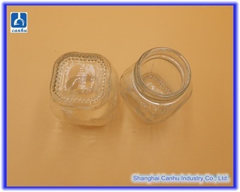 50ml transparent glass jam jar