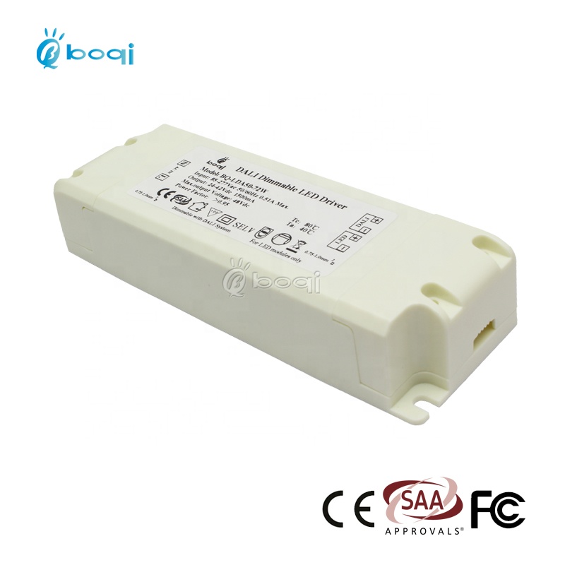 boqi CE CB SAA 60w DALI dimmable led driver 36v 1500mA