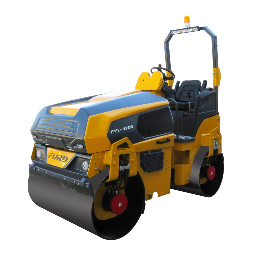 3 ton ride on road roller asphalt roads machine Diesel engine