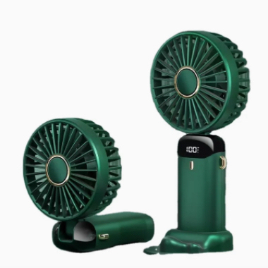 small pocket handheld fan green