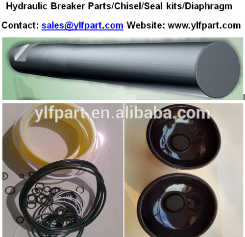 chicago pneumatic hydraulic rock breaker hammer parts chisel seal kits diaphragms prices from chinese supplier