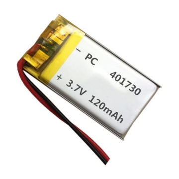 Hottest 401730 3.7V 120mAh Lithium Polymer Battery