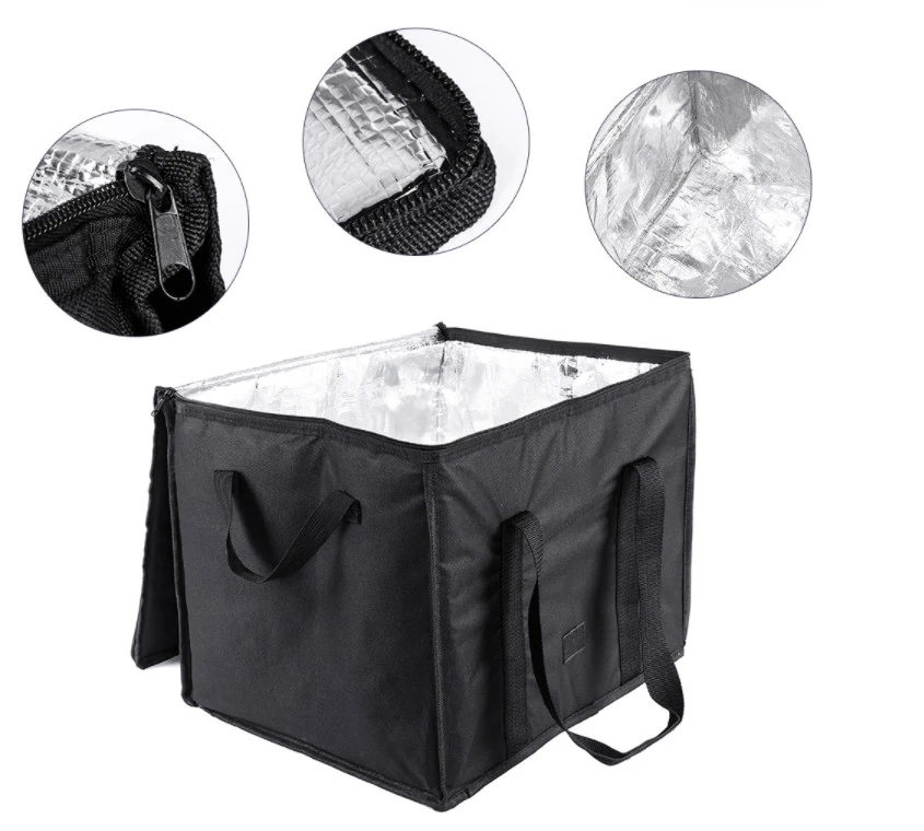 Christmas Gift Insulated Shopping Cooler Bag for Groceries or Food Delivery