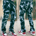 Best Price Men's Tie Dye Denim Trousers Custom