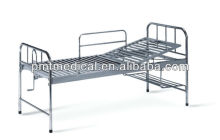 Stainless steel antique hospital beds folding metal two-funtion medical care bed