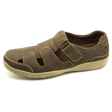 unique design fashionable and comfortable mens genuine leather sandals shoes