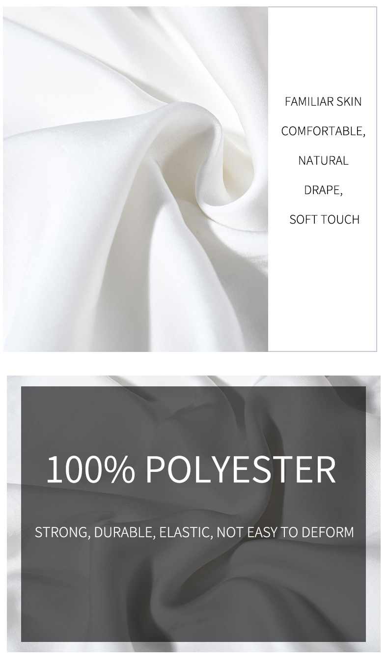 White rayon Embedding Satin weave cotton fabric