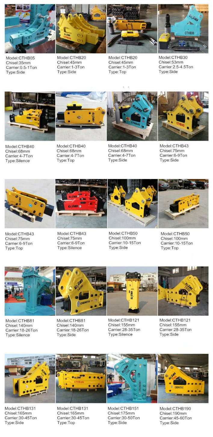 High Quality Pocket Model Hydraulic Breaker Hammer Hard Stone Hydraulic Demolition Breaker for Komatsu Excavator