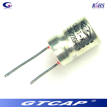 Radial leads 100uF wet tantalum capacitor