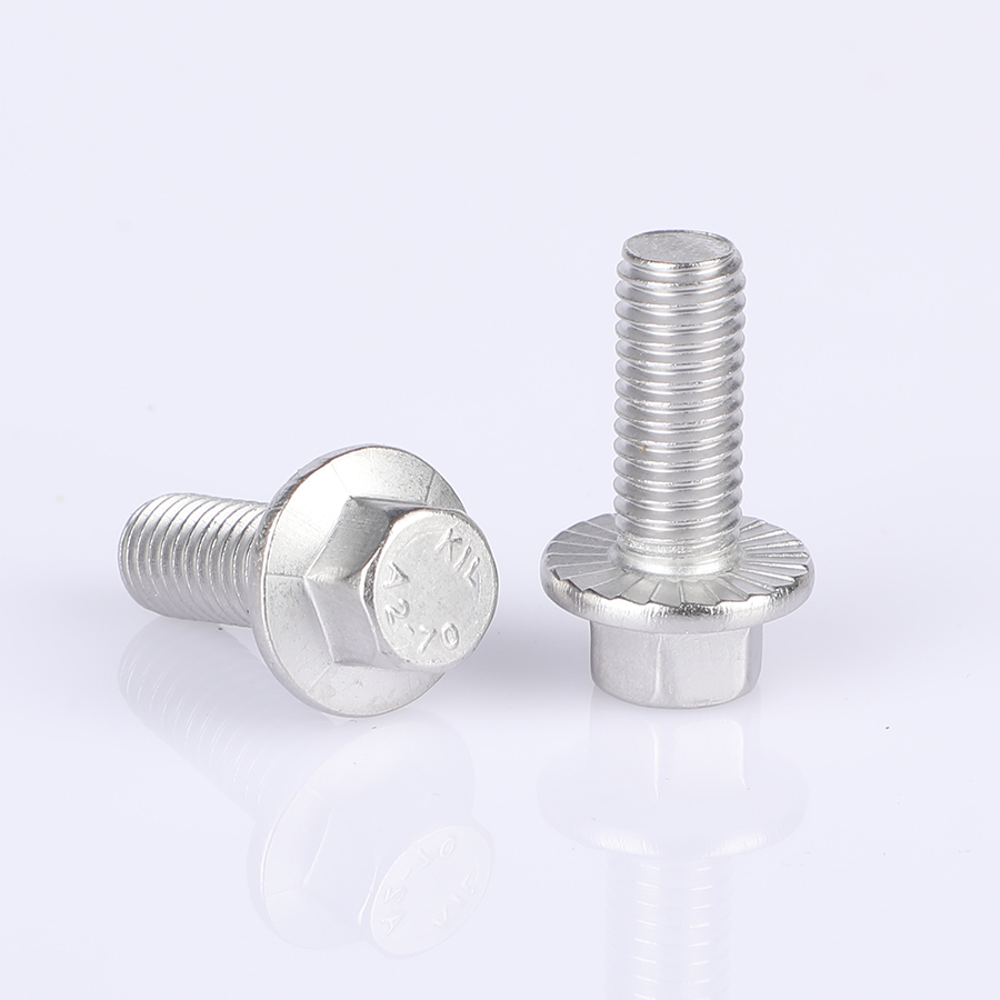 Шестигранный фланцевый болт из нержавеющей стали Stainless steel hexagonal flange bolt