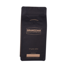Laminated Kraft Paper Coffee Bag Block Bottom Pouch