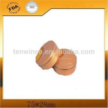 Round Mint Tin Packaging Face cream hand cream tin box