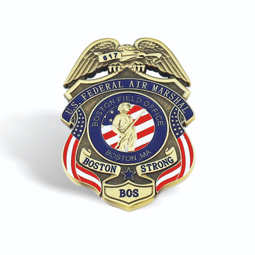 Metal High Quality Security Officer Badges Emblems