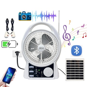 compact solar-powered USb station fan