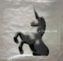 White jacquard cushion