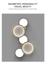 Round Shape Fixture Remote Led Intelligent Ceiling Lamp