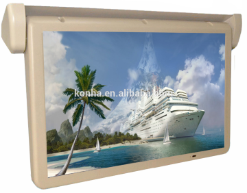 22 inch lcd motorized ceiling mount car tv monitor