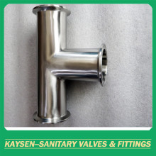3A Sanitary Tri Clamp Reducing Tees SS316L