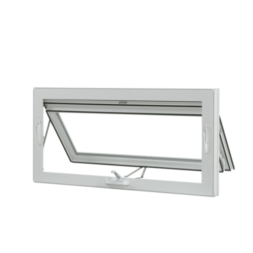 Bathroom PVC Outward Opening Awning windows