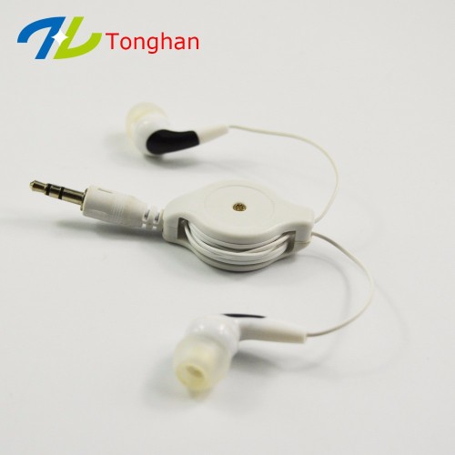 Low Price Earbuds Retractable Earphones OEM Logo Earphone Headphone