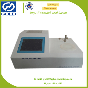 Oil Moisture Tester / Water In Oil Analyzer / Karl Fischer Titrator (GD-2100)