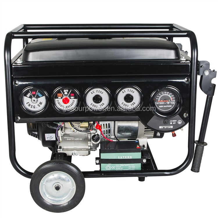 Home Use China 2kva 2.5kva 2.8kva 3kva 4kva 5kva 6kva Natural Gas Generator Prices For Sale With Tire Kit