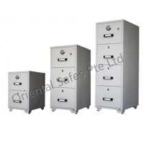 Oriental Safes Fire Resistant 4 Drawer Cabinet - Office Use Fireproof Filing Cabinet
