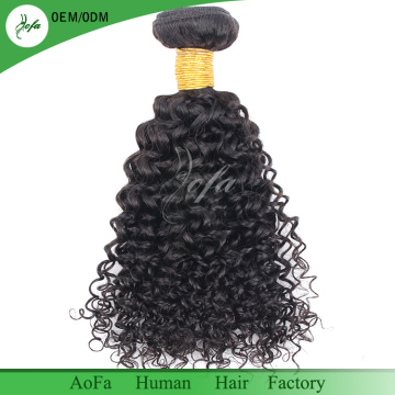 The Indian Cheap Kinky Curly Human Virgin Hair Weft