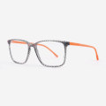 Super thin Rectangular Acetate Men's Optical Frames