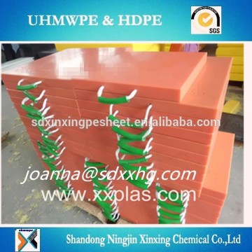 PE UHMW crane outrigger pad in virgin and recycled material