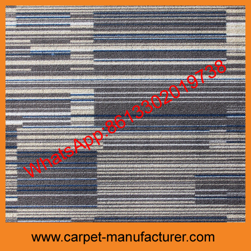 Custom designed loop tile industrial pp Carpet Tiles with pu backing