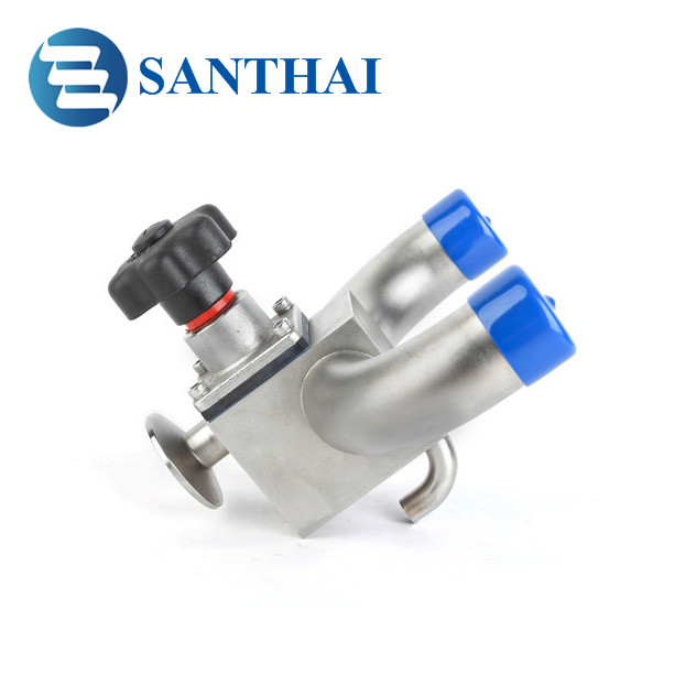 Food Grade Stainless Steel SS316L U-type Three Way Diaphragm Valve