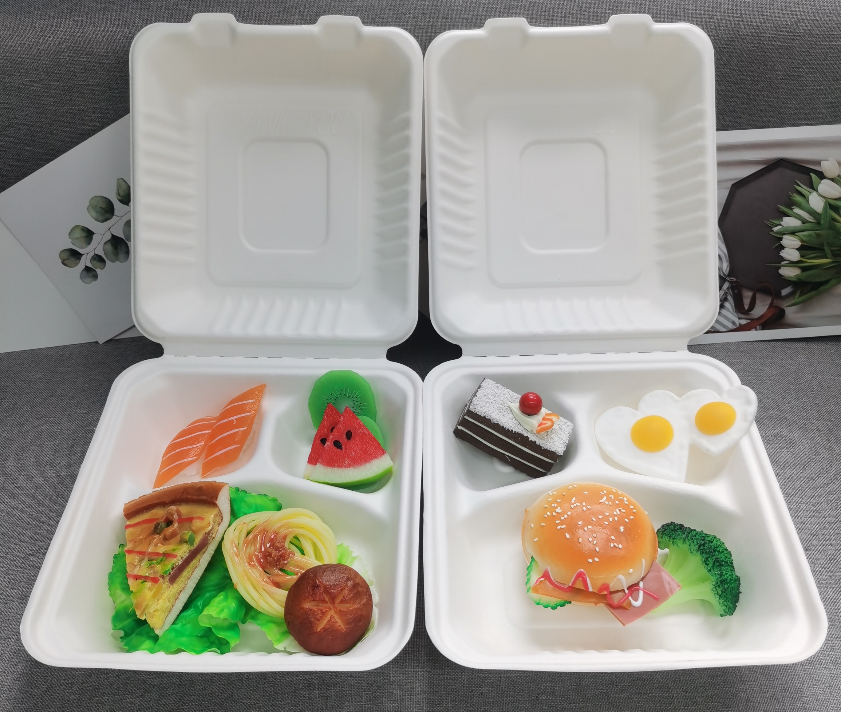 bagasse takeout box