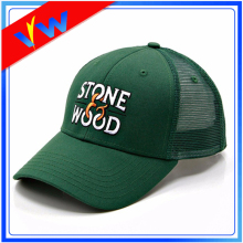 Flat Embroidery Mesh Trucker Cap