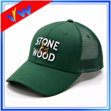 Flat Embroidery Mesh Trucker Cap