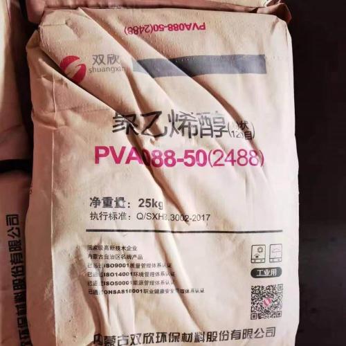 Viskositas Rendah PVA Shuangxin Polyvinyl Alkohol 1788 2488