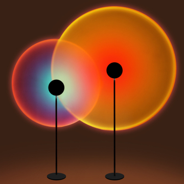 Colorful Atmosphere Comfort Nordic LED Projection Sunset Lamp