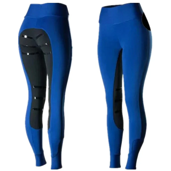 Wholesale Elastane Silica Gel Horse Riding Leggings Women Equestrian Pant Breeches